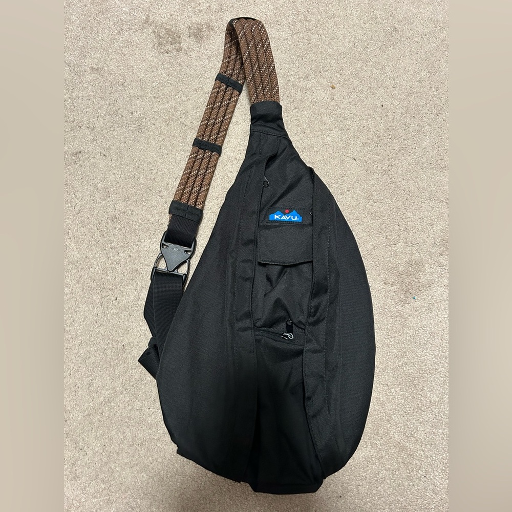 KAVU Original Rope Sling Bag with Adjustable Rope Shoulder Strap